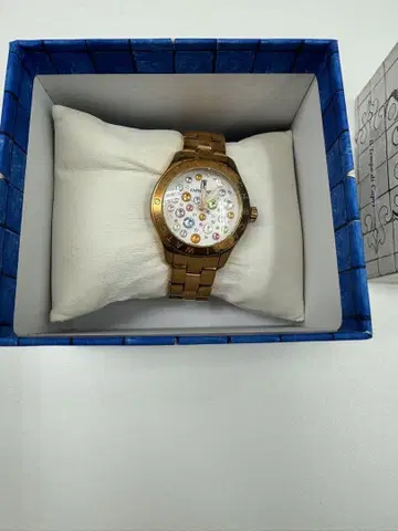 Capri Watch 카프리 워치 멀티 컬러 크리스탈 골드 컬러