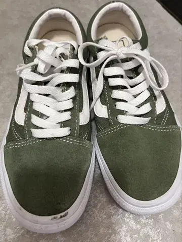Vans V36CF BLOOM 올리브 그린 스니커즈