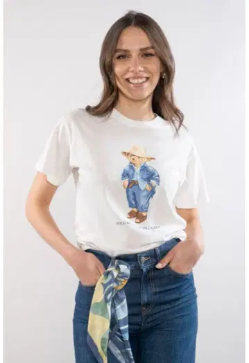 POLO 랄프 로렌 폴로베어 모티브 크루넥 티셔츠