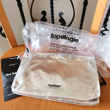 TOPOLOGIE 파우치 백 숄더백 실버