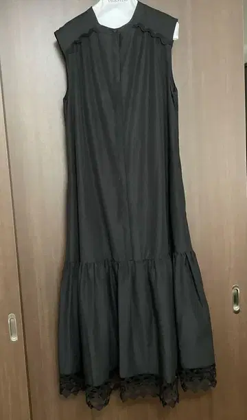 CERFORD 새상품급 밑단 레이스 롱 원피스 38