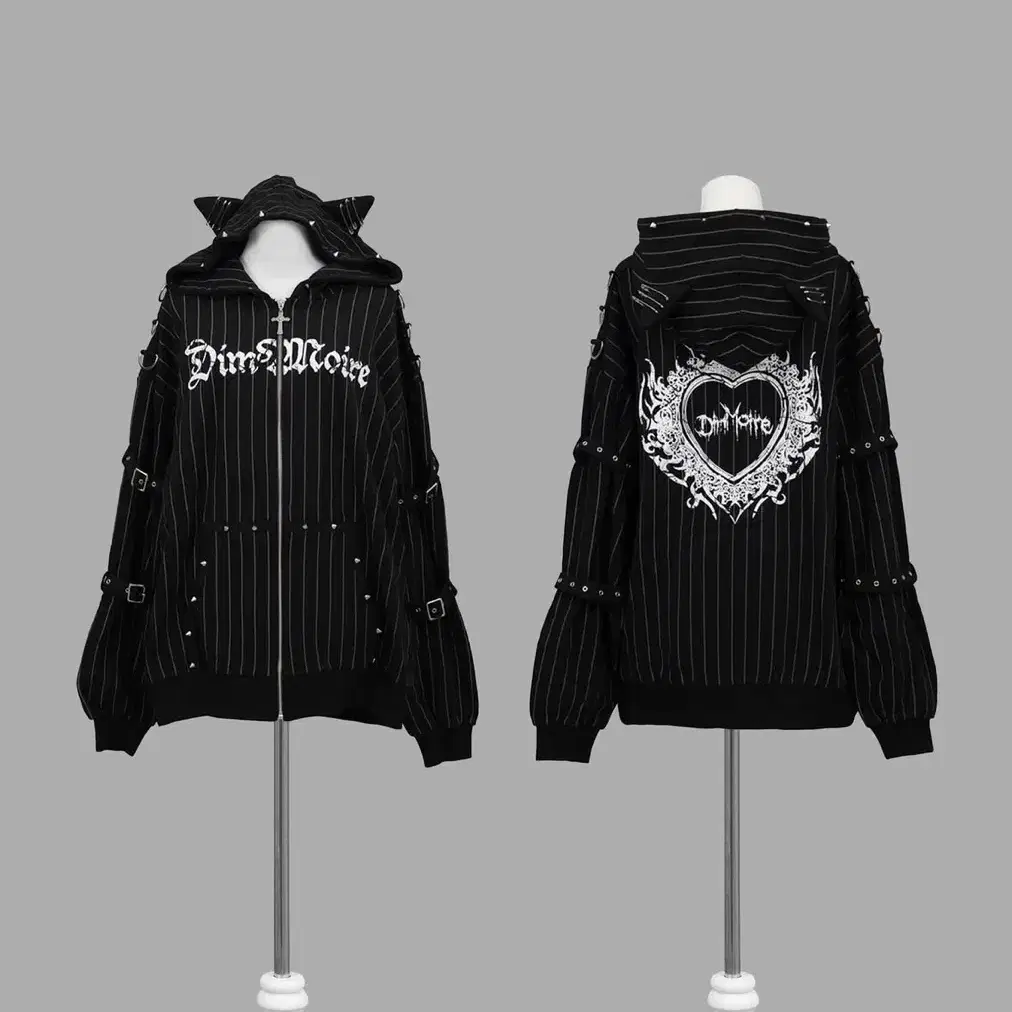 【OJOS】Muffler Boxer Hoodie Zip-up Muffler Boxer Hoodie Zip-up / Black - OJOS