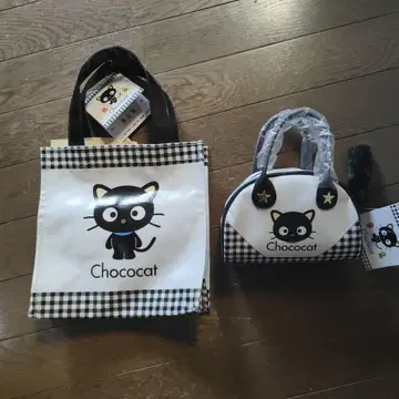 초코캣 토트백