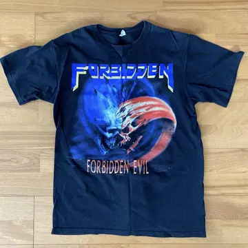 FORBIDDEN 락 티셔츠 밴드 티 Thrash Metal 구제 의류
