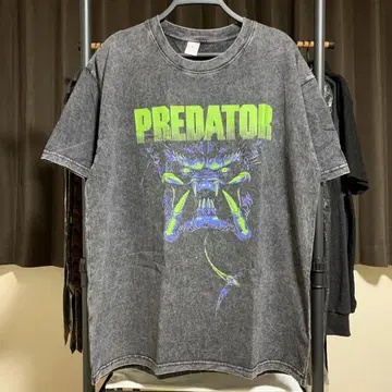 프레데터 티셔츠 PREDATOR 무비 티 배드랜드 워시드 티