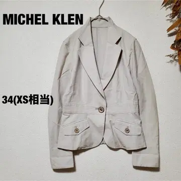 [ MICHEL KLEN ] 린넨 혼방/테일러드 자켓/자켓/마/성인
