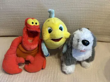 인어공주 플라운더 세바스찬 맥스 봉제 인형
