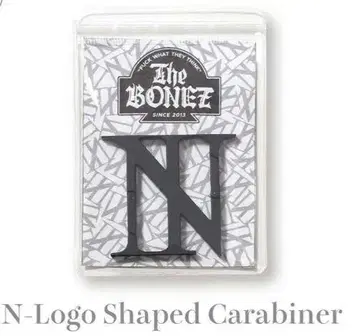 The BONEZ N-Logo Shaped Carabiner 카라비너