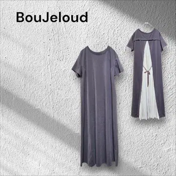 [새상품급] BouJeloud 티셔츠 롱 원피스 도킹 원피스