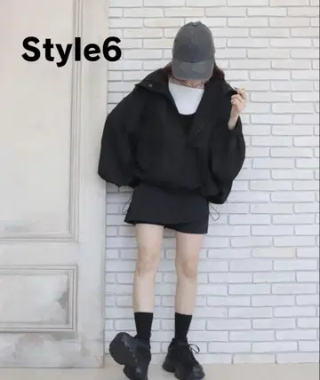 시마무라 pen 후디 블루종 블랙 M