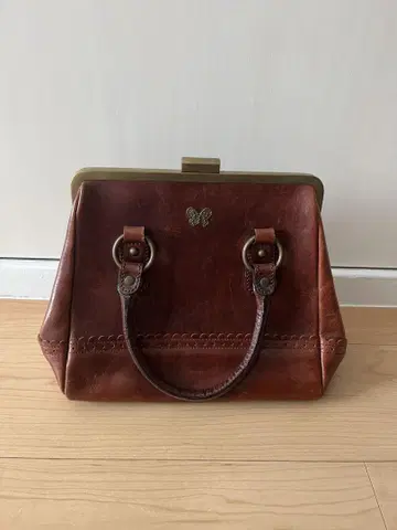 ANNA SUI 브라운 핸드백