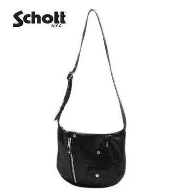 미사용 새상품 Schott (샷) 라이더스 숄더백 블랙