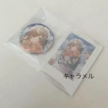 니지산지 생일 굿즈 캔뱃지 폴라로이드풍 카드 클라라 참 우드