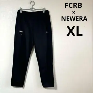 FCRB x NEWERA 이지 팬츠 콜라보 로고 프린트 XL