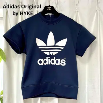 Adidas Original by HYKE 여성용 네이비 반팔 저지