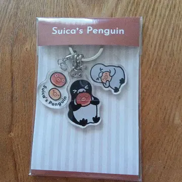 Suica 펭귄 3연 키링 미개봉