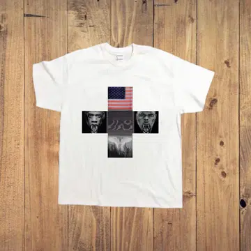 Jay-Z & Kanye West 프린트 티셔츠 3XL 사이즈