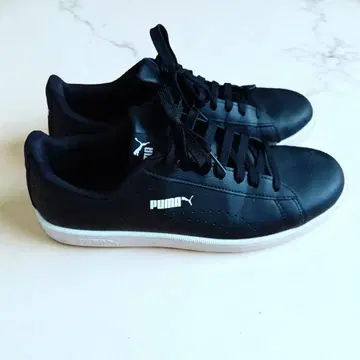 남성용 26cm PUMA 블랙 스니커즈
