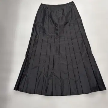 COMME CA DU MODE KT 블랙 실크 100% 스커트 L
