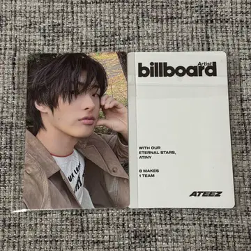 ATEEZ billboard 트레이딩 카드 민기