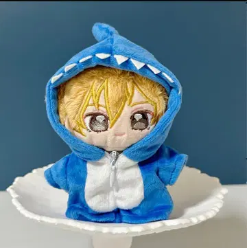 10cm 12cm 인형옷 상어 인형옷 후드티 봉제인형옷 이츠누이 파랑