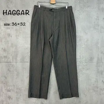 vintage HAGGAR 하가 슬랙스 팬츠 W36 L32 남성용