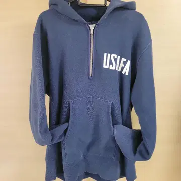 Champion USAFA 집업 후드티 L 사이즈 네이비