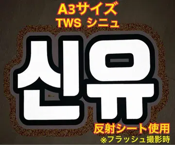 A3 TWS 아스 시뉴 부채 문자 반사 시트 사용, 굽힘 발송