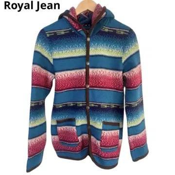 Royal Jean 컬러풀 니트 코트 일본제