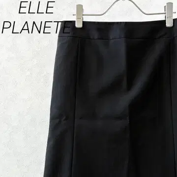 ELLE PLANETE 미디 스커트 타이트 심플 안감 부착 수트