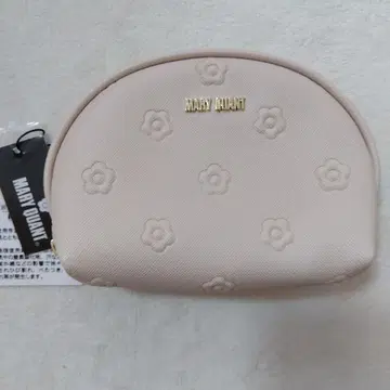 MARY QUANT 꽃무늬 엠보싱 파우치