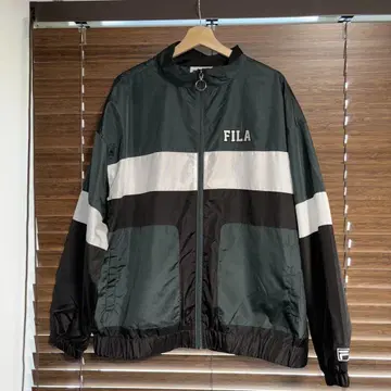 FILA 나일론 자켓 다크 그린