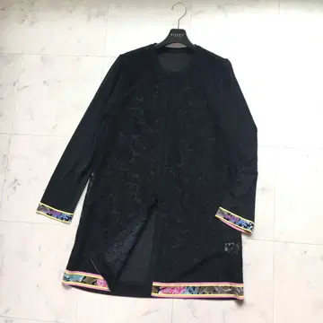 최근 새상품급 LEONARD 레오나르 비침 롱 가디건 40