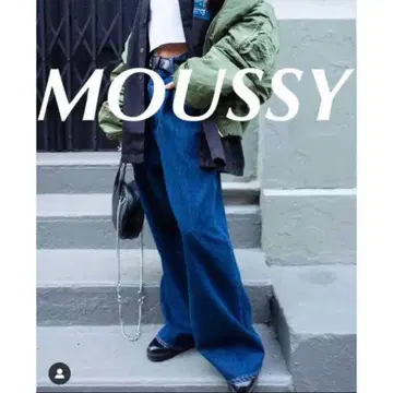 MOUSSY 마우지 드롭 포켓 루즈 스트레이트