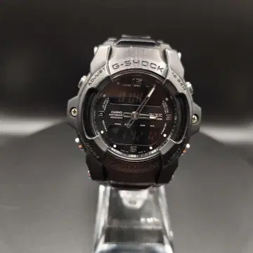 G-SHOCK 티타늄 블랙 디지털 워치 GS-300 작동품