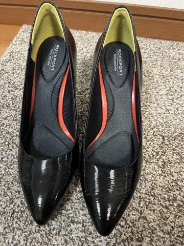 ROCKPORT 블랙 스틸레토 하이힐