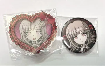 단간론파 에비텐 나나미 하트 아크릴 캔뱃지