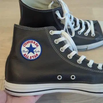[한국 구매품] CONVERSE ALL STAR 블랙 가죽