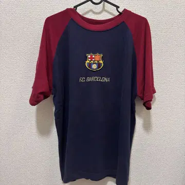 FC 바르셀로나 래글런 슬리브 T셔츠