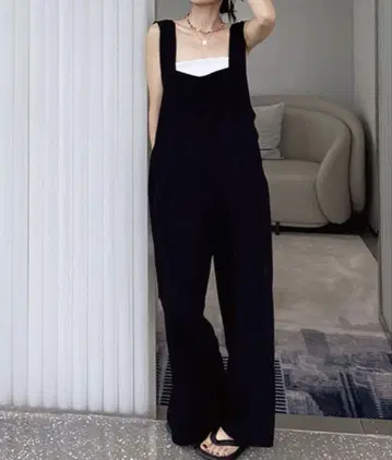 me Jane [미] 살로펫 와이드 팬츠 블랙 L