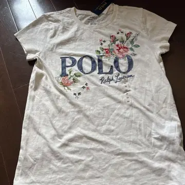 Polo Ralph Lauren 반팔 티셔츠 XS 크림 새상품 자수