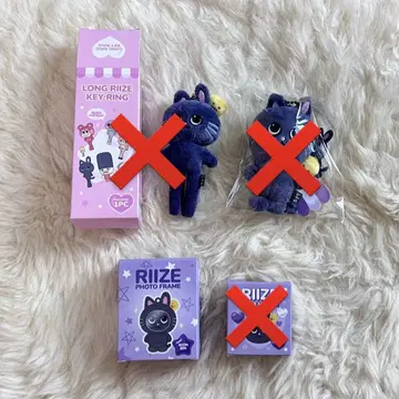 RIIZE 원빈 롱 키링 키홀더 사진 프레임 봉제 인형