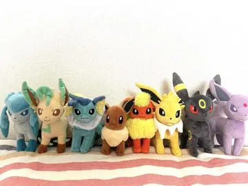 포켓몬 이브이 컬렉션 2012 한정 봉제인형 컴플리트 세트 부스터즈