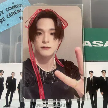 TREASURE 아사히 Funny 리본 트레이딩 카드