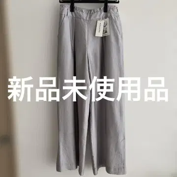 ensuite 와이드 팬츠 실버 그레이 계열