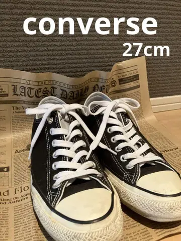 CONVERSE ALL STAR 남성용 블랙 스니커즈 27cm