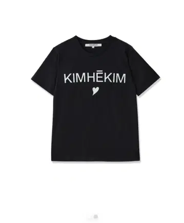 KIMHEKIM 블랙 로고 T S 사이즈 택 포함 미사용 새상품