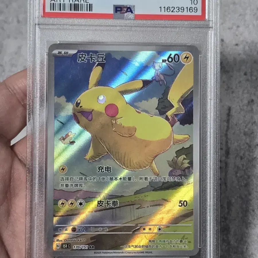 ポケモンカードゲーム Pikachu AR PSA10 PSA10】ピカチュウAR ポケモンカード151の通販 MDT（1347166697
