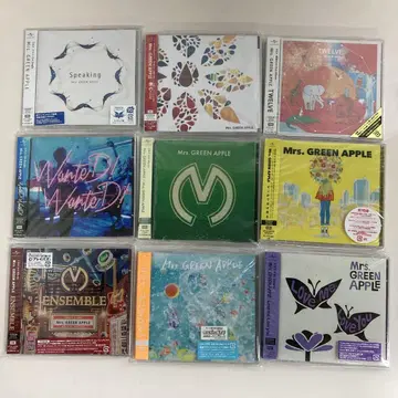 Mrs.GREEN APPLE 초회 한정판 CD 9장