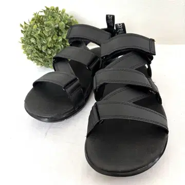 닥터마틴 레드핀 샌들 가죽 스트랩 24.0cm 블랙
